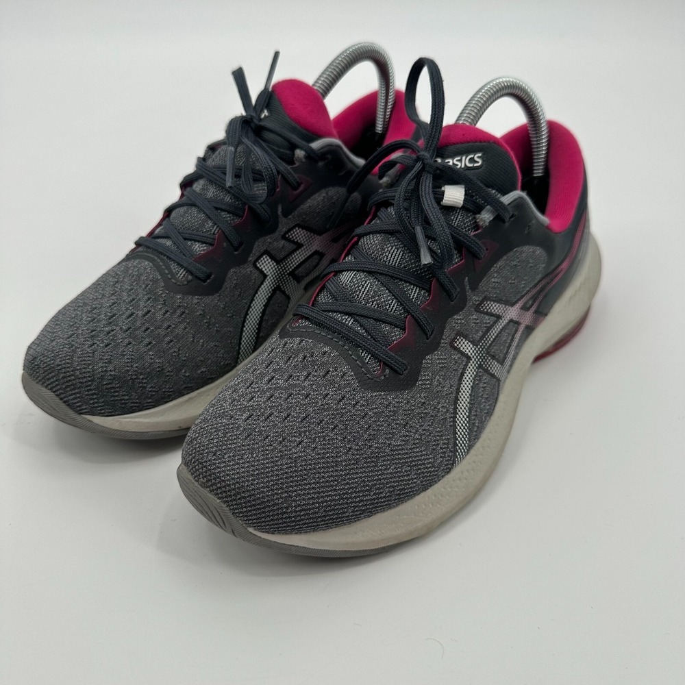 ASICS Gel-Pulse 13 Running Shoes Women's US 8 Carrier Grey Pink Low Top Lace Up